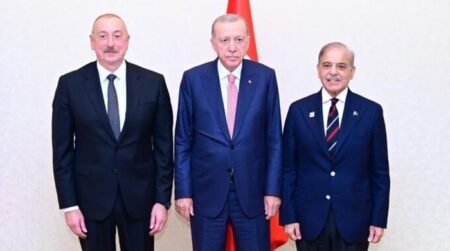 PM Shehbaz Sharif Proposes Economic Mechanisms at Pakistan-Turkiye-Azerbaijan Summit PM Shehbaz Sharif Proposes Economic Mechanisms at Pakistan-Turkiye-Azerbaijan Summit
